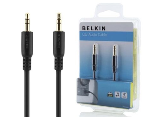 Belkin F8V203tt06-E3-P 6' 3.5mm Mini Cable Car Stereo iPod iPhone 4s/5s/5 MP3 CD - Afbeelding 1 van 1