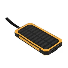 20000mAh Portable Solar Power Bank Fast Charging Case For Outdoor Activities GUF