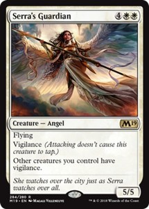 Serra's Guardian - Planeswalker Deck Exclusive x4 - Magic 2019 - NM-Mint, Englis