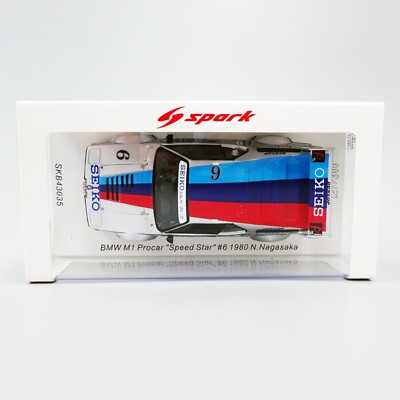 Spark 1/43 BMW M1 Procar Speed Star #6 1980 N.Nagasaka Japan