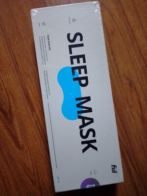 Fiil , Sleep Mask , Gray , New.