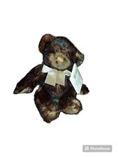 Rare Russ Sienna, 5" Teddy Bear with Plush Brown Fur, New