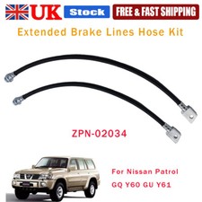 Extended Brake Lines Hose Kit for 2"-5" spring lift Nissan Patrol GQ Y60 GU Y61
