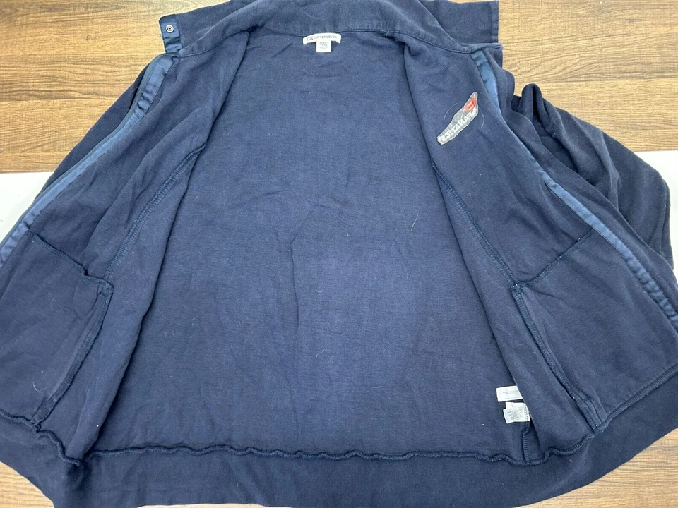 Suéter Cutter & Buck X Fanatics para mujer 3XL negro cremallera completa 100 % algodón cuello alto Foto 3 de 4