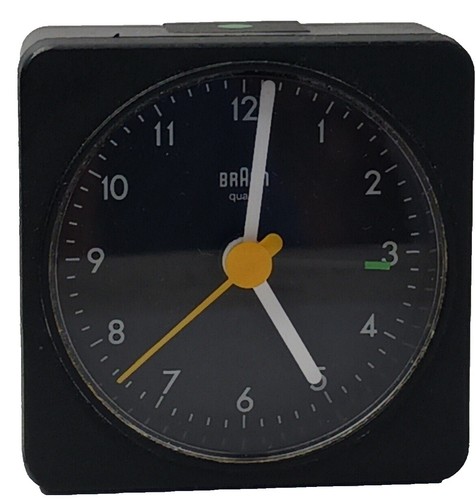 BRAUN Digital Clock BNC016BK ブラック Braun BNC016 Black LCD Clock | eBay