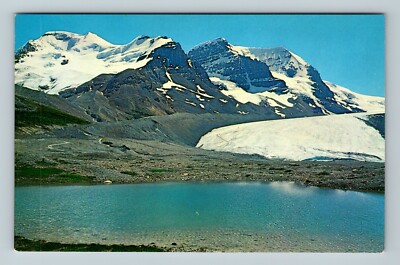 Postcard Panorama Columbia Icefields Wide Angle Shot Mt Athabasca Alberta Canada