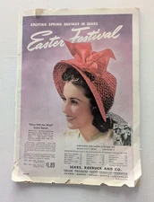 Vintage 1940 Sears Roebuck Spring Easter Book Catalogue