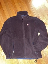 RARE  Due To Name Change DUNKIN Donuts Brown Fleece Jacket Sz S 