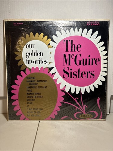 The McGuire Sisters Our Golden Favorites VINYL RECORD CRL 757349 VG+