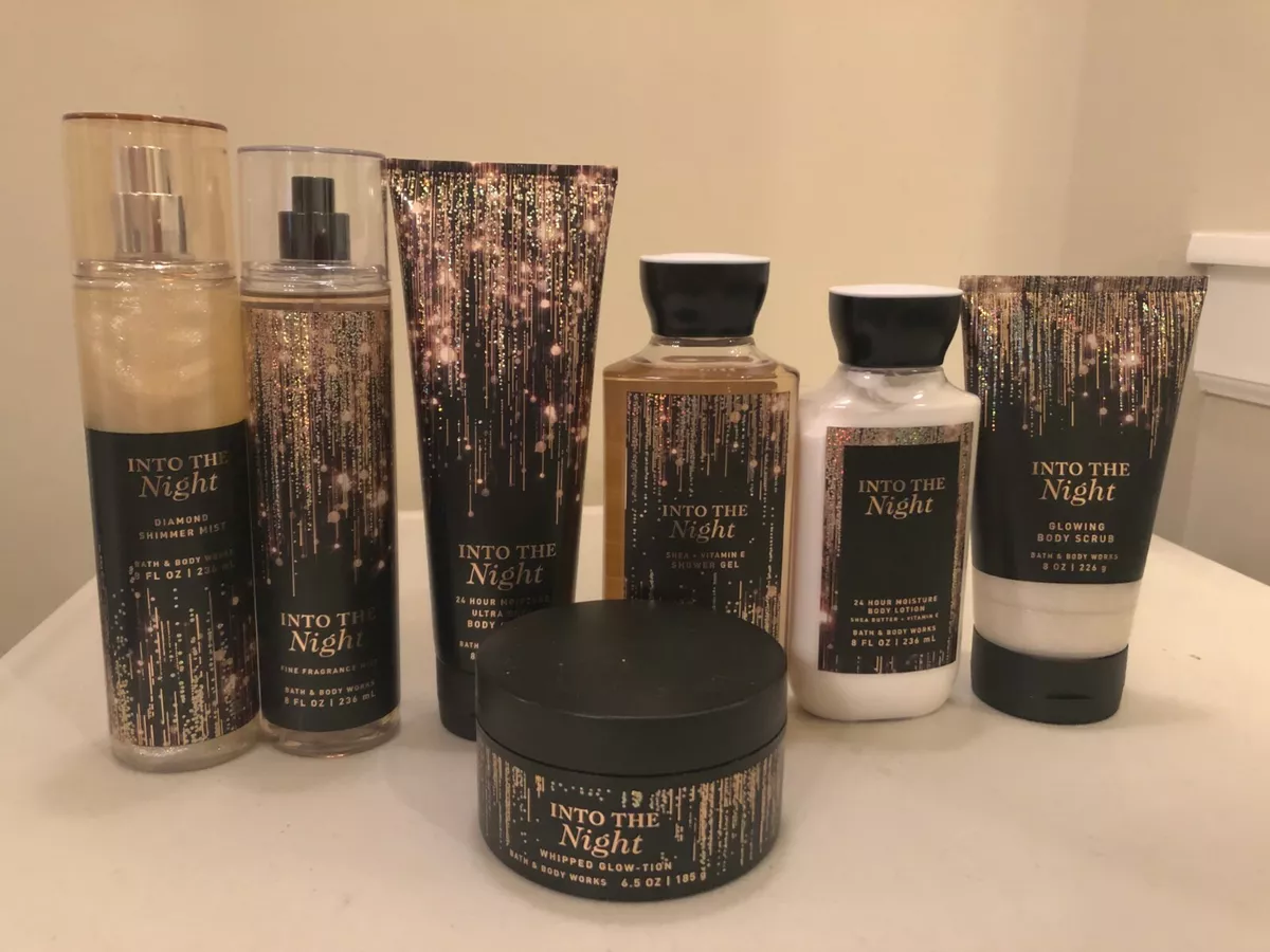 Bath Body Works INTO THE NIGHT Mist Body Cream Lotion Body Wash Scrub Pick 1