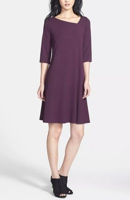 eileen fisher purple dress