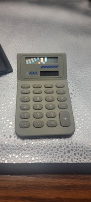 Rare Collectable Vintage Atari 8 Digital Dual Power Calculator W/ Case New