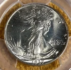 1937 Walking Liberty Half Dollar PCGS MS66. Free Shipping (6356)