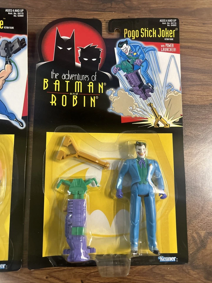 Batman Robin Animated Series - Pogo Stick Joker & Bane 1995 Adventures New - Image 4 of 4