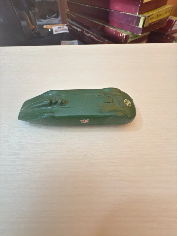 老式 Dinky 玩具 23P GOLDIE GARDNER'S MG Land Speed Record 汽车压铸未开箱 — 第 4/4 张图片