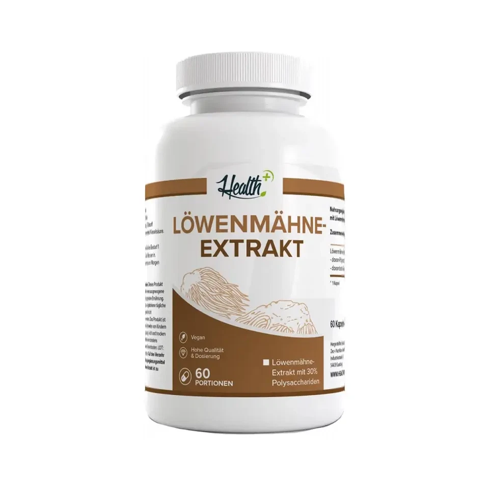 Zec+ Health+ Lions Mane Extract (60 caps) (310,94 EUR/kg) - Bild 1 von 1
