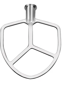 6 Quart Stainless Steel Flat Beater for KitchenAid Bowl-Lift Stand Mixers