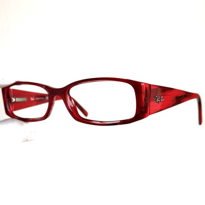 Brille RAY BAN eyewear glasses RB5042 red square 2090 Fassung 52-15