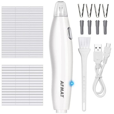 Afmat Electric Eraser For Artists, 140 Eraser Refills,