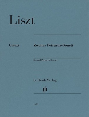 Liszt Second Petrarch Sonnet Sheet Music Piano Solo NEW 051481650