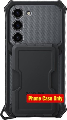 Samsung Galaxy S23 Rugged Gadget Phone Case, Heavy Duty Protective Cover w/Platf