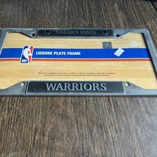 Golden State Warriors License Plate Frame Metal New On Sale