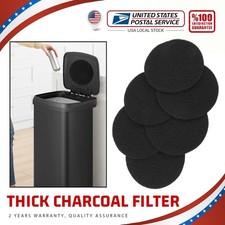 10 Pack Compost Bin Charcoal Filters Round Compost Bucket Round 6.7in 10mm thick
