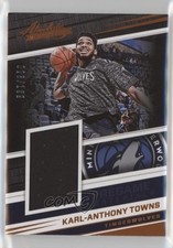 2017-18 Panini Absolute Pre-Game Materials /199 Karl-Anthony Towns #PG-KAT l7u