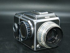 Hasselblad 1000F camera c.1956 with Tessar 80mm2.8 lens  Back. Works. READ