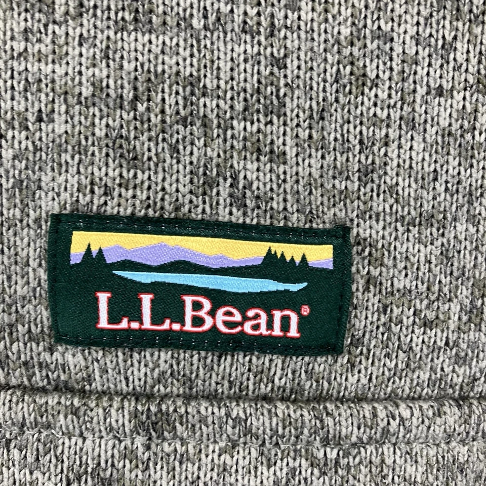 L.L. Suéter de vellón ligeramente ajustado Bean para hombre con bolsillos de salvia medianos a presión Foto 4 de 4
