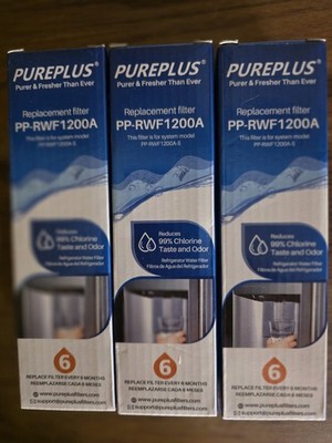 PUREPLUS Replacement Refrigerator Water Filter PP-RWF1200A- 3 Packs