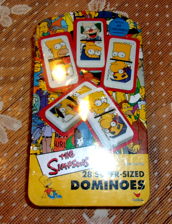THE SIMPSONSドミノ The Simpsons 28 Super Sized Dominoes Set- New Sealed! | eBay
