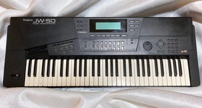 Roland JW-50 Vintage Synth Keyboard LCD Issue Junk from Japan