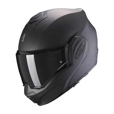 Scorpion Exo Tech Evo Motorrad Klapphelm Gr. L - Mattschwarz