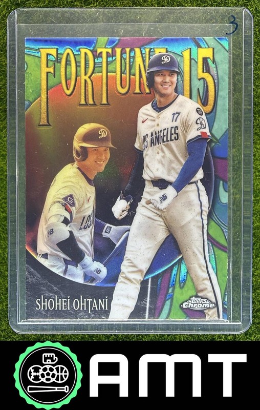 Shohei Ohtani 2025 Topps Chrome Update Fortune 15 Los Angeles Dodgers #F15-6 3