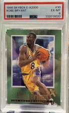 1996 Skybox E-x2000 Kobe Bryant Rookie Card Psa EX-MT 6. rookie card picture