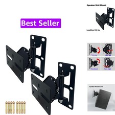 Speaker Wall Mount, Swivel and Tilt,Holds up to 100lbs,2 Packs