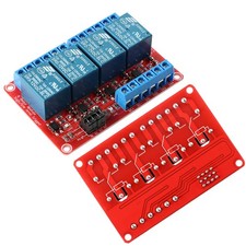 12V Relay Module with Optocoupler Isolation, 4 Channel High/Low Level Trigger...