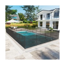 Pool Fence, 4x108 Ft Swimming Pool Fences, Removable Pool Fencing, Ground Saf...