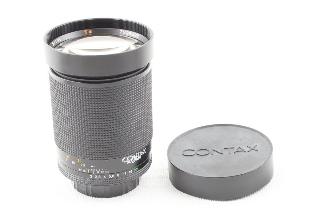 CONTAX Carl Zeiss Planar 135mm f/2 MMG 60th Lens From Japan