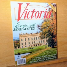 Victoria Magazine Sept/Oct 2025 Escapes with Jane Austin Double Issue NO LABEL