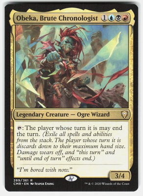 #ad Obeka Brute Chronologist R Commander Legends 289 NM $1.49