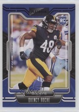 2021 Panini Playbook Rookie Purple Quincy Roche #195 1hs9