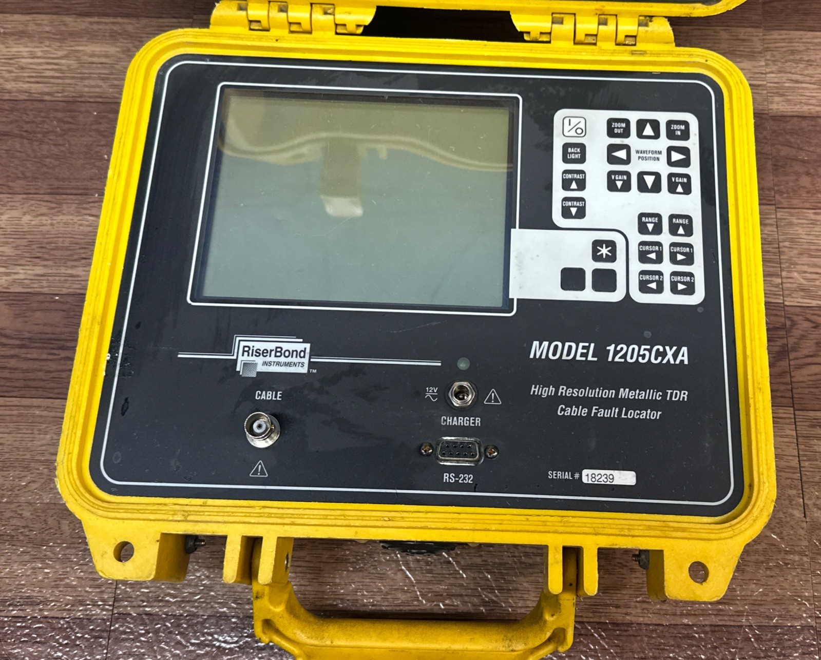 Riser Bond 1205CXA TDR High-Resolution Metallic Cable Fault Locator