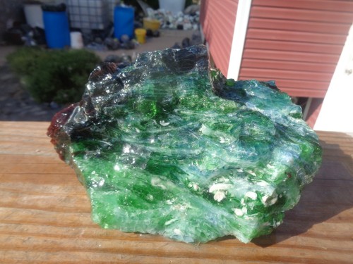 Slag Cullet Glass Rock Multi Color 4.0 lbs 1G Rocks Yard Deco Aquarium