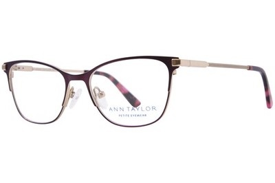 Ann Taylor ATP611 C02 Eyeglasses Women's Petite Matte Fresh Plum Full Rim 49mm