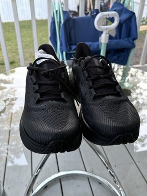 Under Armour HOVR Infinite Pro Black Anthracite Lace Up Athletic Sneakers
