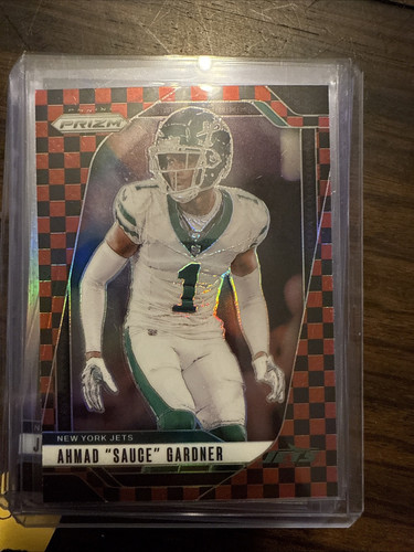 Ahmad "Sauce" Gardner Red Checkerboard #226