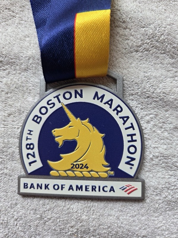 2024 (128th) Boston Marathon Official Finisher Medal - World Marathon Majors