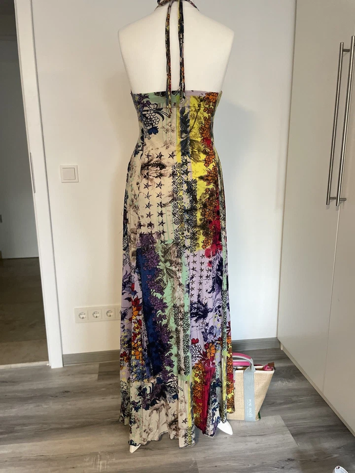 das allerschönste Maxikleid Gr. L Gr.40 Neckholder Fornarina Kleid Sommer - Bild 4 von 4